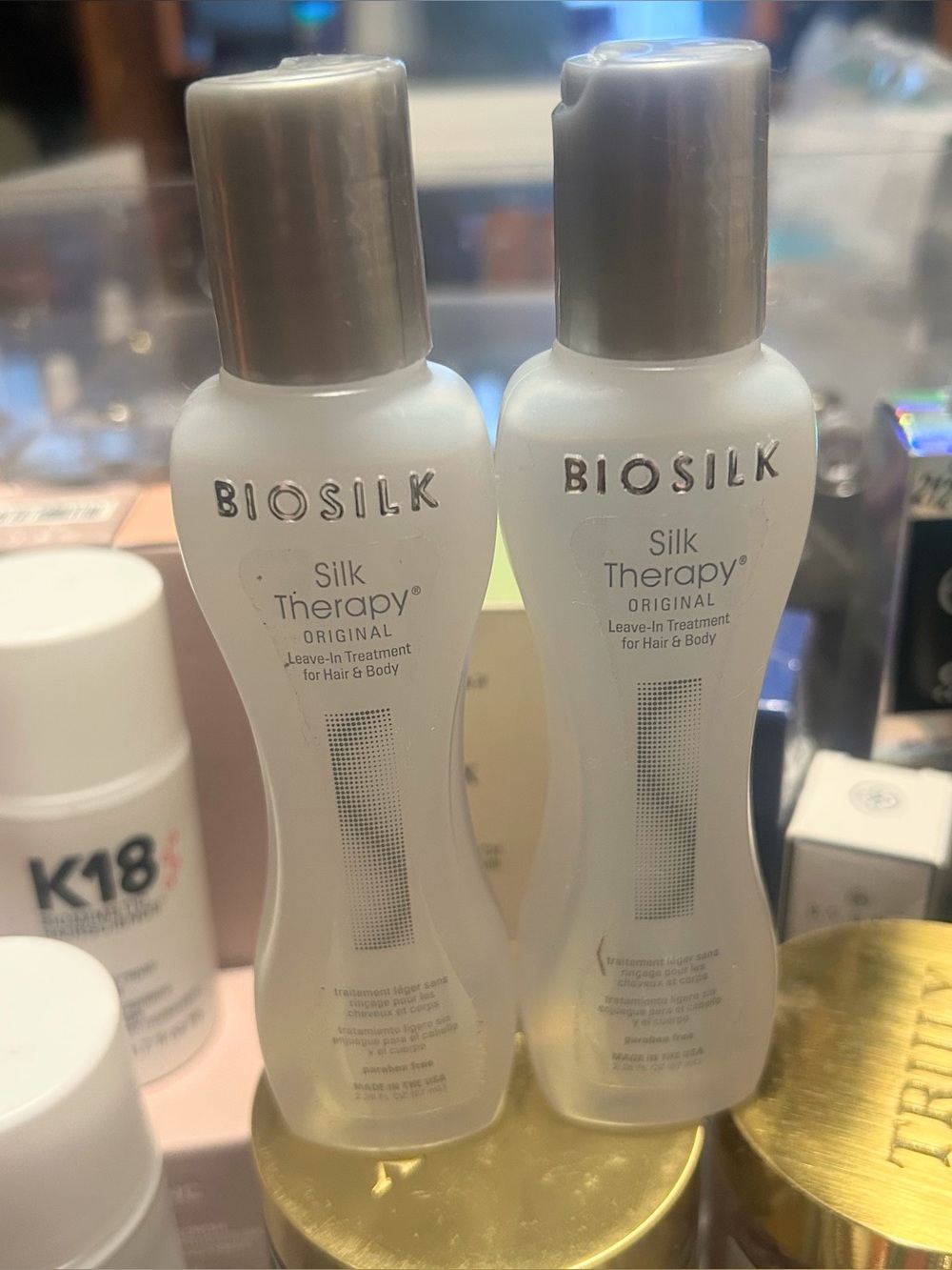 Biosilk Silk Therapy Original Leave-In Treatment Hair & Body 12 oz 2 Pack